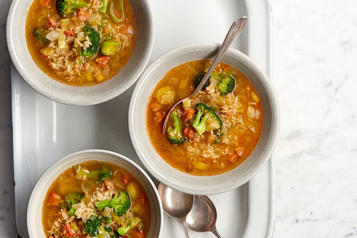 Broccoli Soup With Chorizo