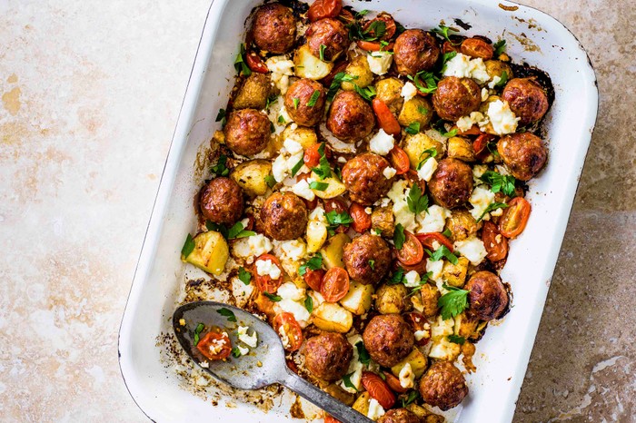 Meatball Traybake Recipe