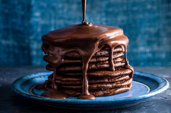 Nutella Pancakes With Hot Chocolate Sauce (Plus How To Video) Nutella Pancakes With Hot Chocolate Sauce (Plus How To Video)