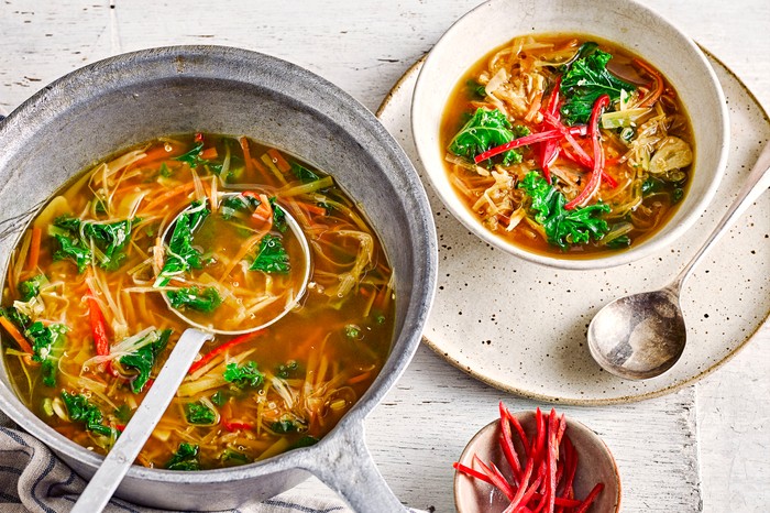 Vegan Miso Soup with Veggies Recipe