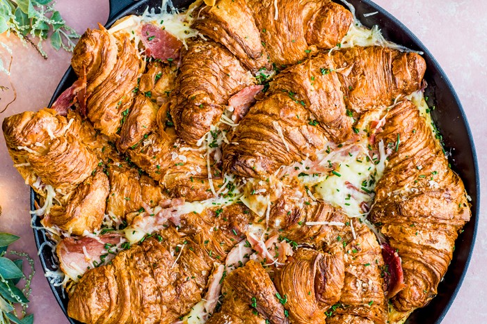 Ham and Cheese Croissant Bake Recipe