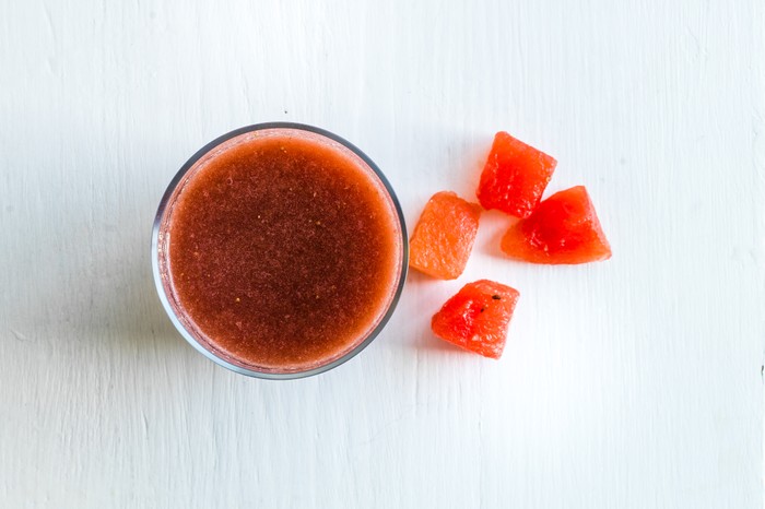 Strawberry Smoothie Recipe With Watermelon, Pomegranate and Banana